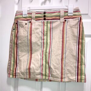 Womens Ann Taylor Loft Petites Stretch Striped Skirt Size 6P